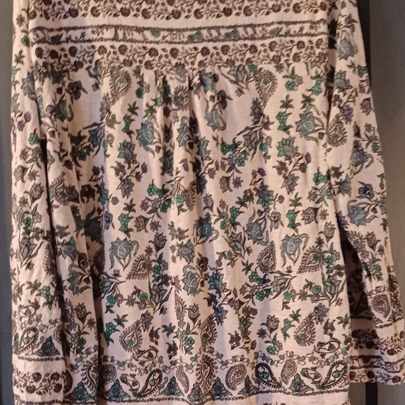 Style & Co. Patterned Button-Up Blouse - Picture 2 of 4